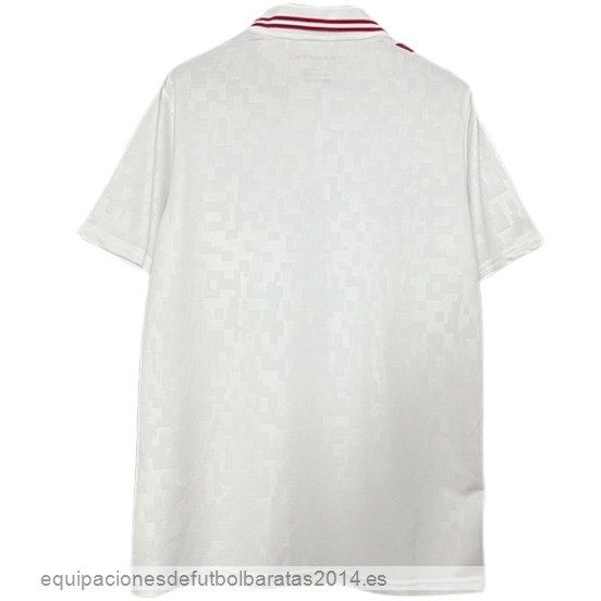Nuevo Tailandia 2ª Camiseta Dinamarca 2024 Blanco Baratas